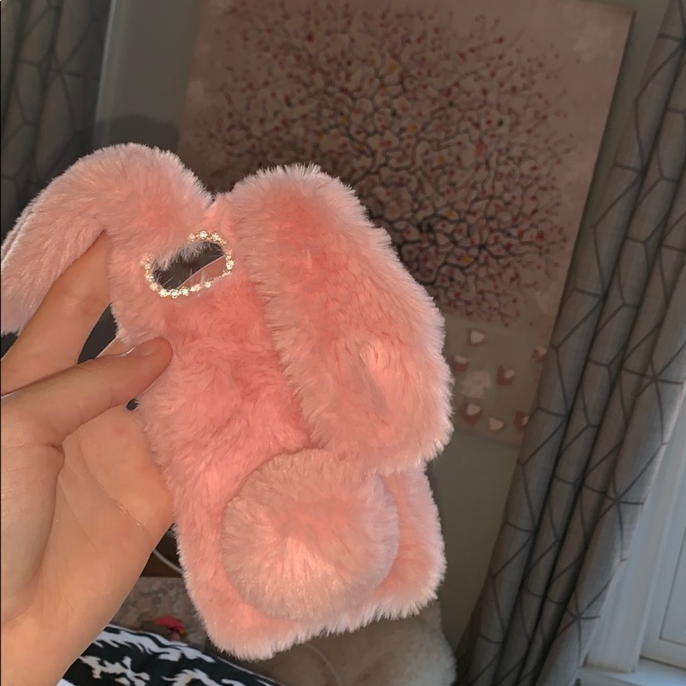 iPhone 6 pink bunny ear case🐇💕